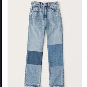 Abercrombie Ultra High Rise Straight Jeans
